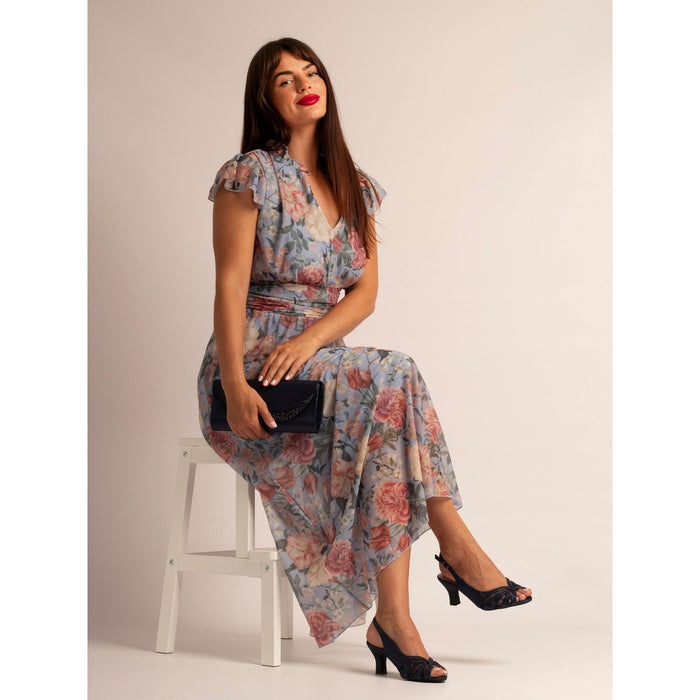 Nancy Navy Wide Fit Shoe