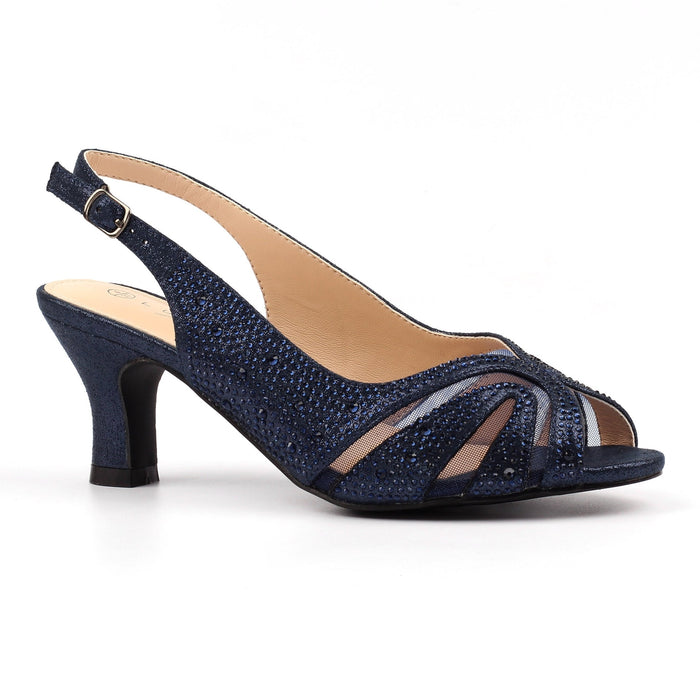 Nancy Navy Wide Fit Shoe