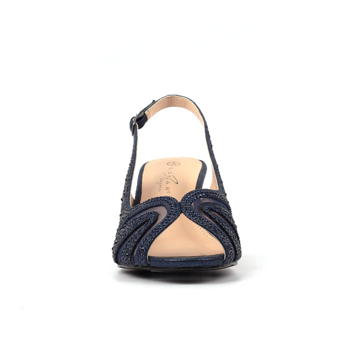 Nancy Navy Wide Fit Shoe
