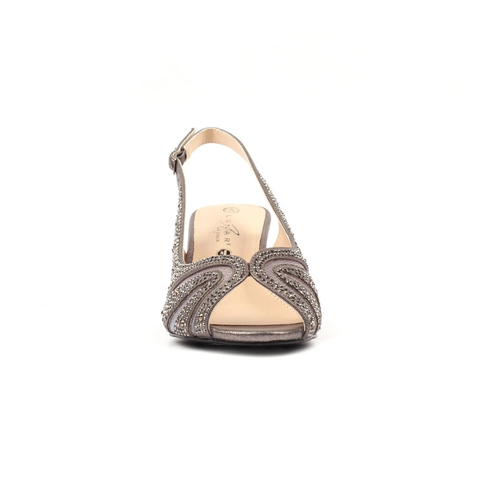 Nancy Pewter Wide Fit Shoe