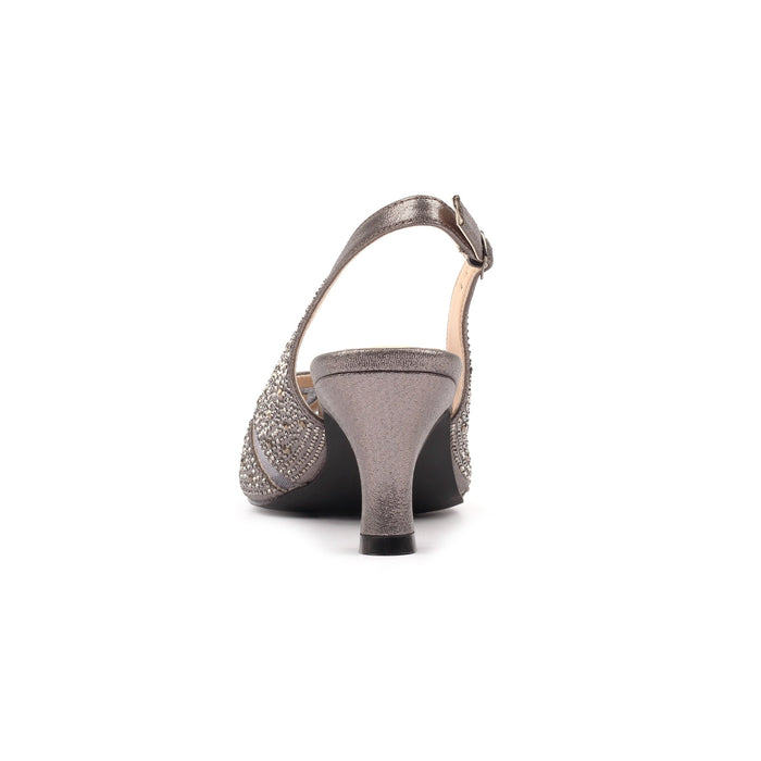 Nancy Pewter Wide Fit Shoe