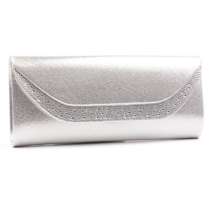Nancy Silver Handbag