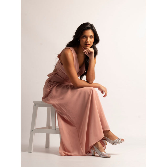 Nancy Silver Wide Fit Shoe