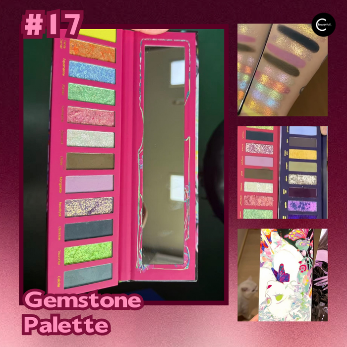 Narimi 12-Color Eyeshadow Palette – #17 Gemstone Palette