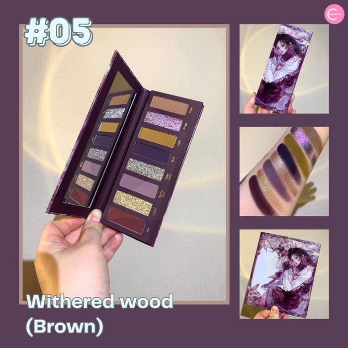 Narimi "Back to the 90s" Eyeshadow Palette - #05 Withered wood (Brown) detail