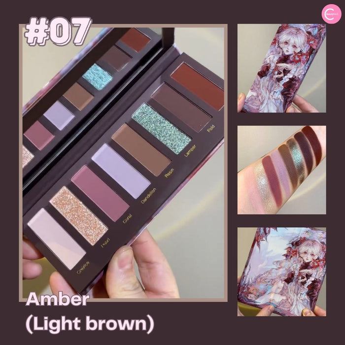 Narimi "Back to the 90s" Eyeshadow Palette - #07 Amber (Light brown) detail