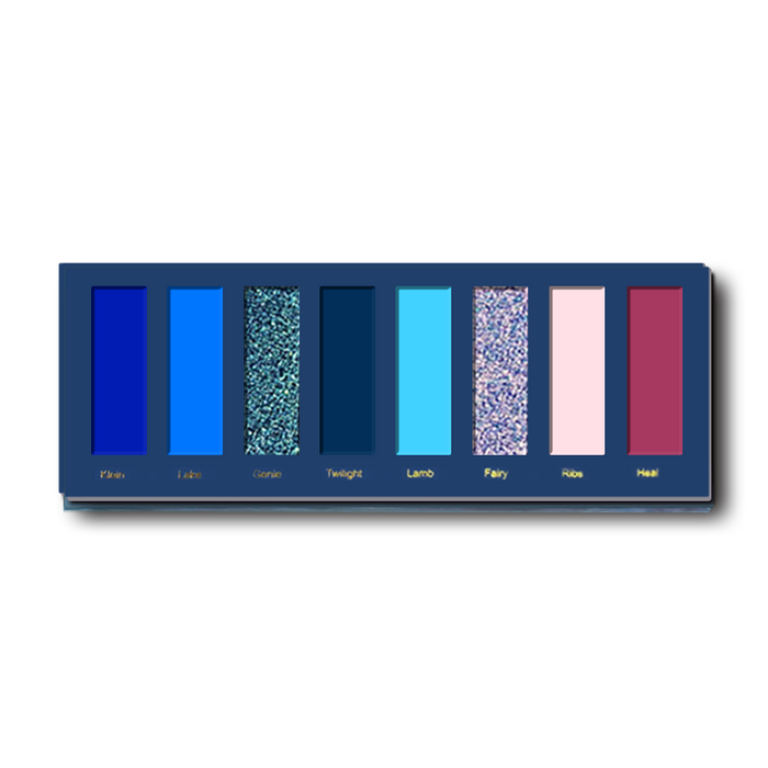 Narimi "Back to the 90s" Eyeshadow Palette - #08 Dusk and dawn (Blue) detail