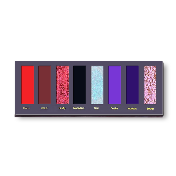 Narimi "Back to the 90s" Eyeshadow Palette - #09 Dark night firefly (Wine red) 08 #Dusk and dawn (Blue) + 09 #Dark night firefly (Wine red)