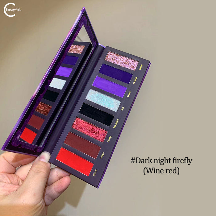 Narimi "Back to the 90s" Eyeshadow Palette - #09 Dark night firefly (Wine red) detail