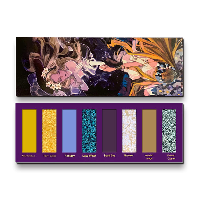 Narimi "Back to the 90s" Eyeshadow Palette - #13 Midnight Narcissus (Yellow) detail