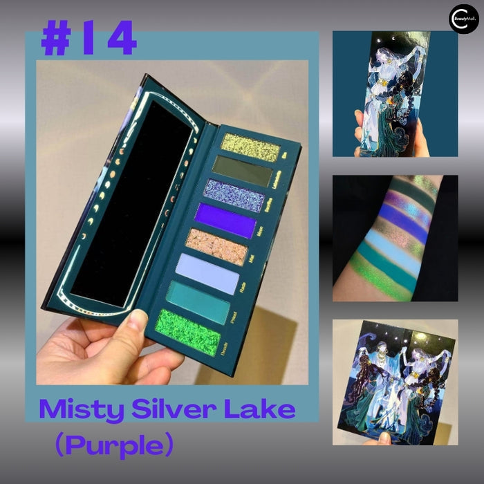 Narimi "Back to the 90s" Eyeshadow Palette - #15 Misty Silver Lake detail