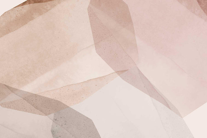 Natural Creme Abstract 3 Wall Mural-Wall Mural-Eazywallz
