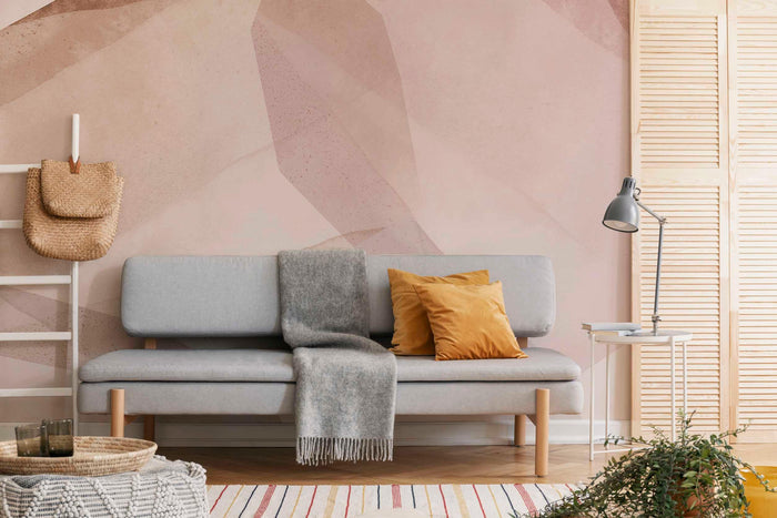 Natural Creme Abstract 3 Wall Mural-Wall Mural-Eazywallz