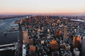 New York Skyline at Dawn Wall Mural-Wall Mural-Eazywallz