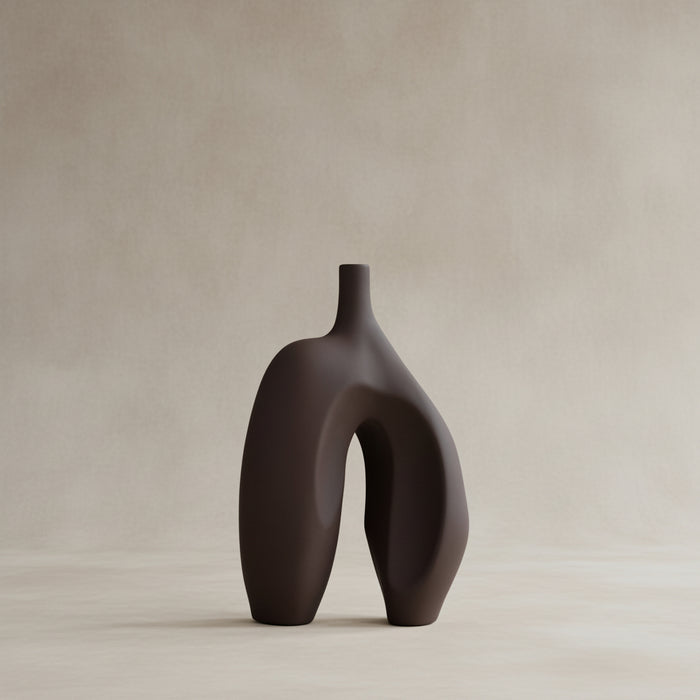 101 Copenhagen - Ni Vase, Medio - Chocolate Brown - Vase