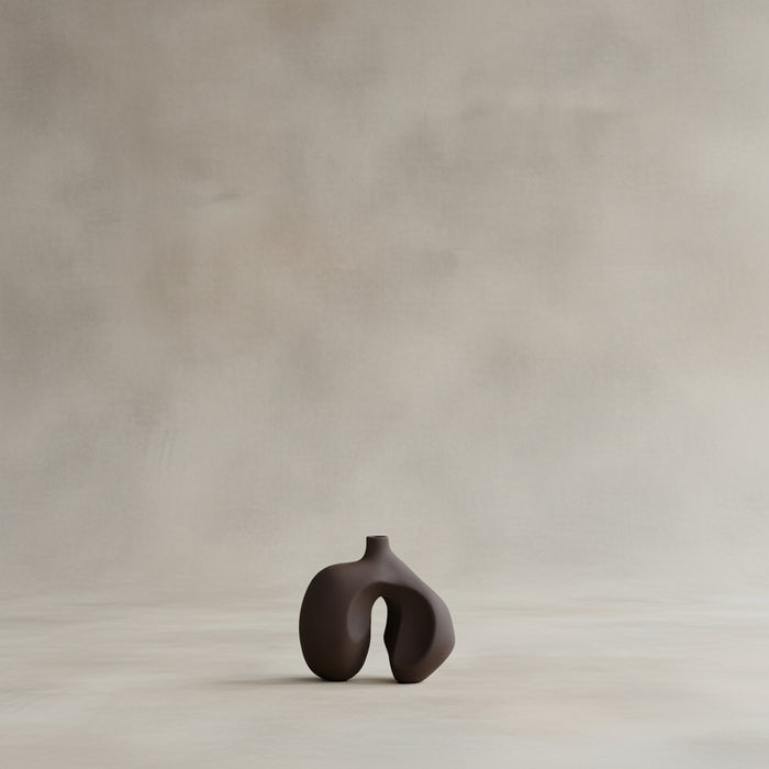 101 Copenhagen - Ni Vase, Petit - Chocolate Brown - Vase