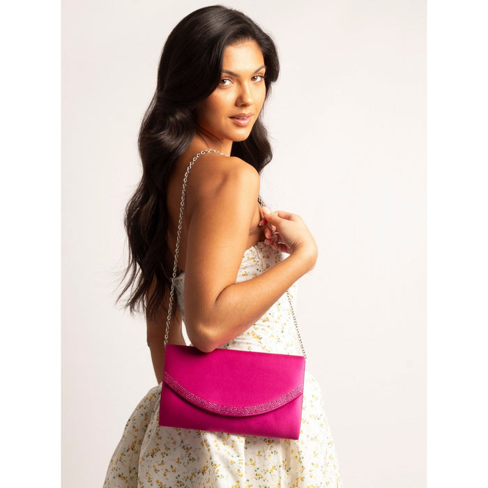 Nina Fuchsia Handbag