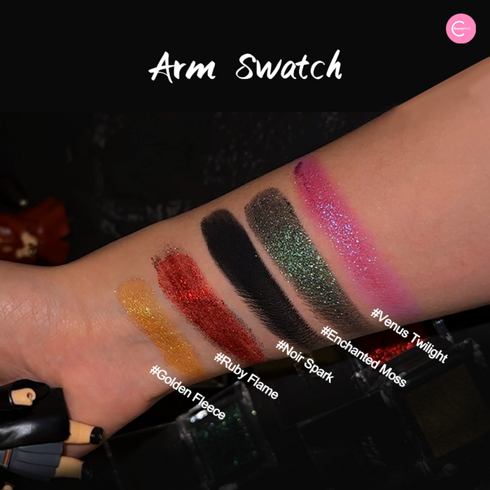 CBM LAB NOIRICORN(CBM LAB) retro glam holiday limited Duochrome Eyeshadow Collection - #Noir Spark style #Noir Spark