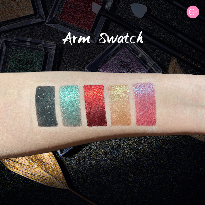 CBM LAB NOIRICORN(CBM LAB) retro glam holiday limited Duochrome Eyeshadow Collection - #Noir Spark style #Noir Spark