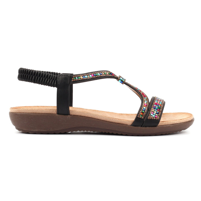 Novi Black Sandal