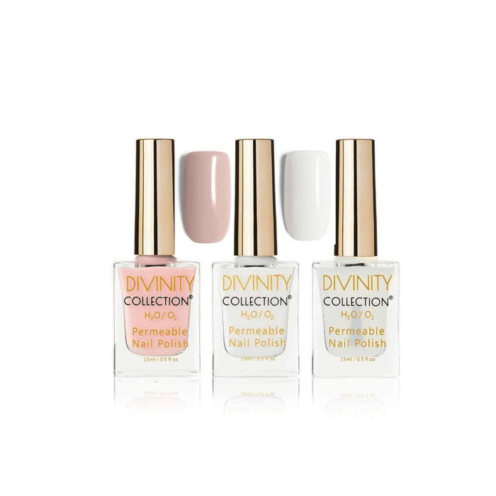 Nude French Manicure Bundle Halal Nail Polish - Divinity Collection