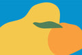 Oceana Orange Abstract Wall Mural-Wall Mural-Eazywallz