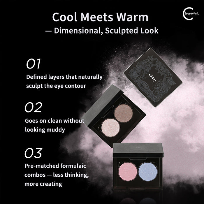 ODDITY Dual-Color Eyeshadow Palette style #09