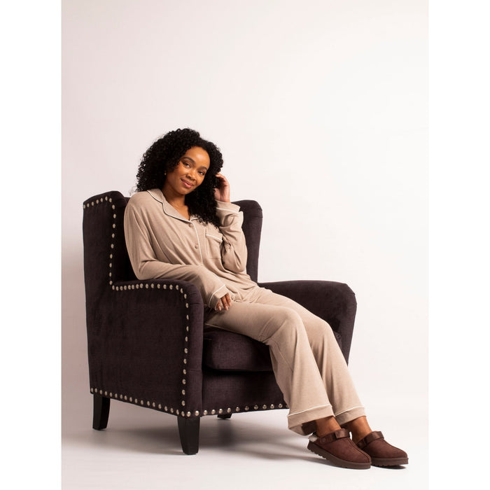 Odessa Dark Brown Slipper