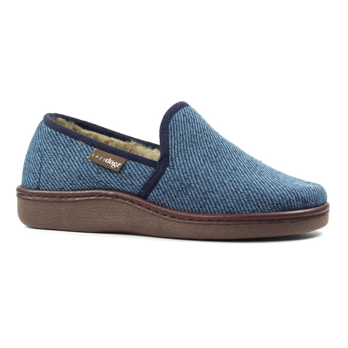 Oliver Navy Slipper