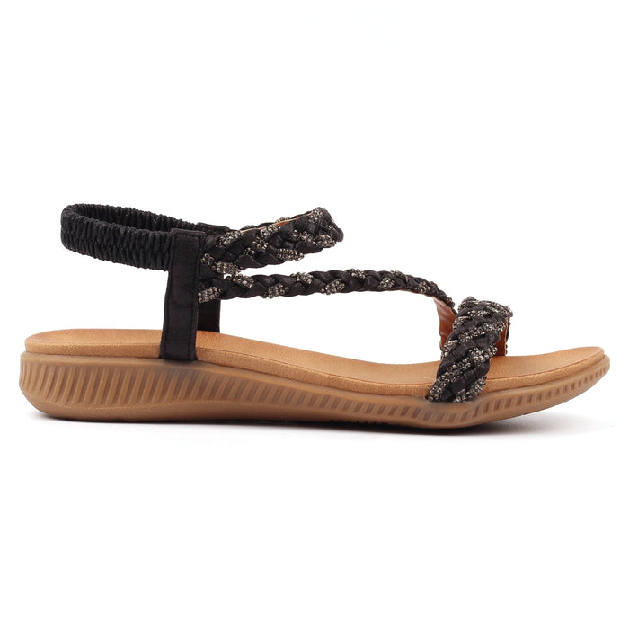 Olivia Black Sandal