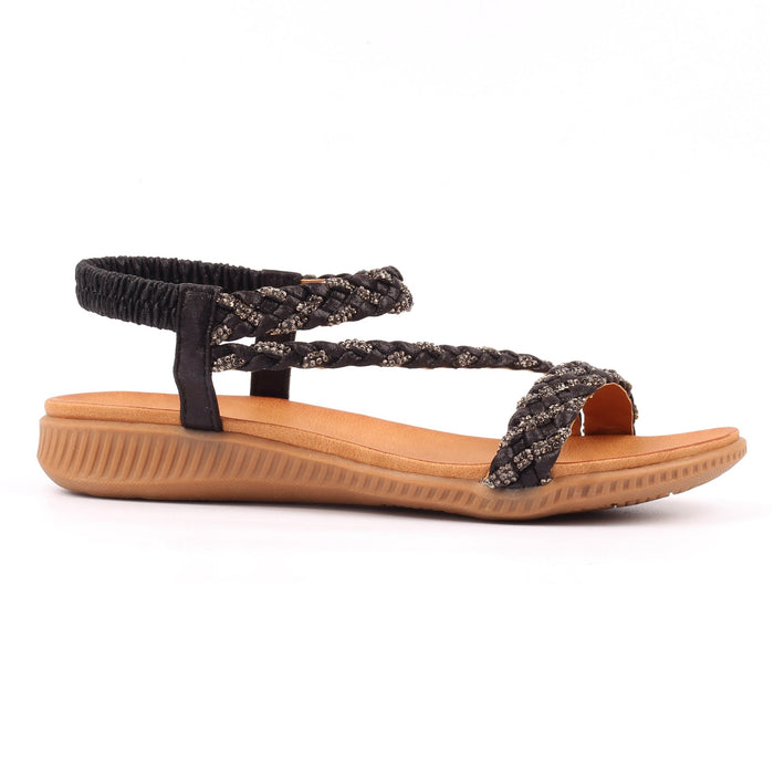 Olivia Black Sandal