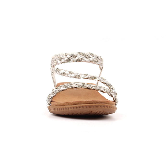 Olivia Silver Sandal