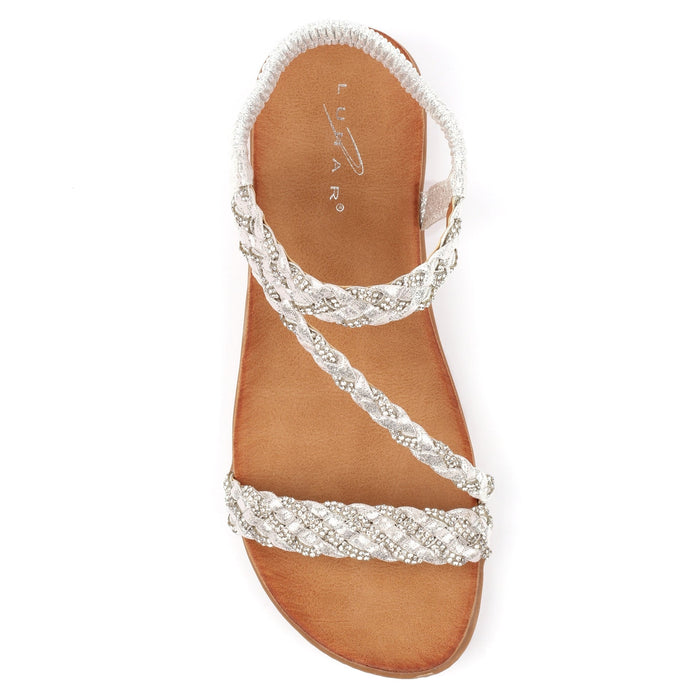 Olivia Silver Sandal