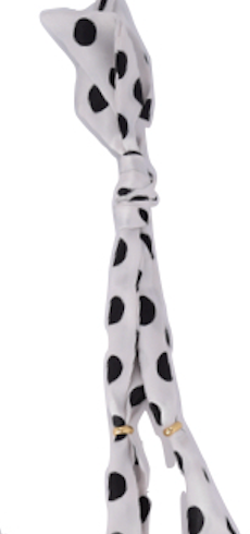 White with Black Dot