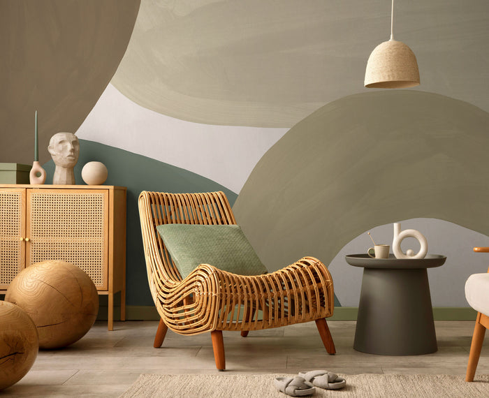Organic Abstract Shapes 7 Wall Mural