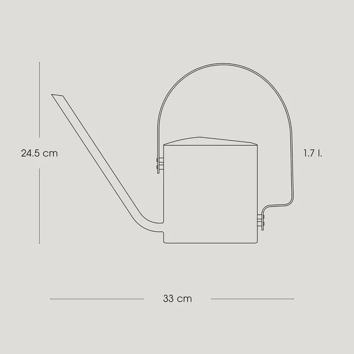 Original watering can Black