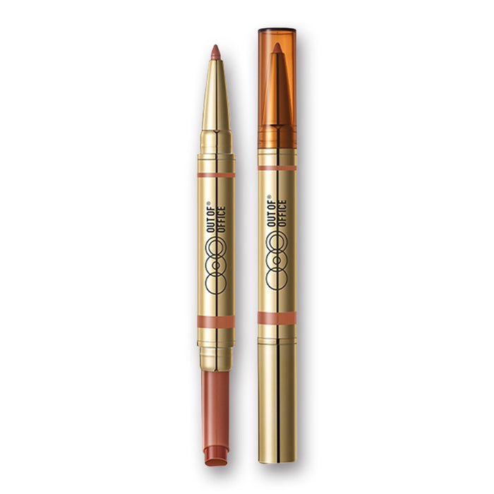 OUT OF OFFICE Dual-Ended Sculpting Lip Gloss Stick #style #02