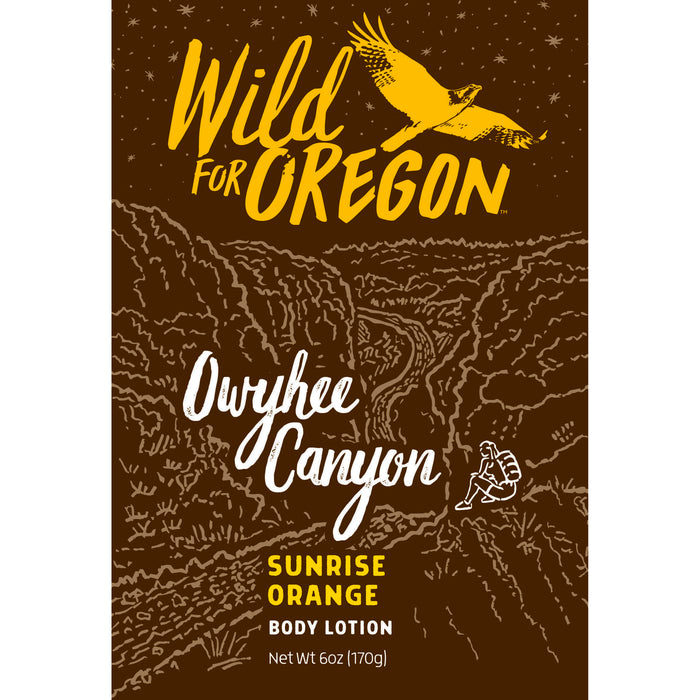 Owyhee Canyon Sunrise Orange | Body Lotion | Moisturizing for Dry Skin