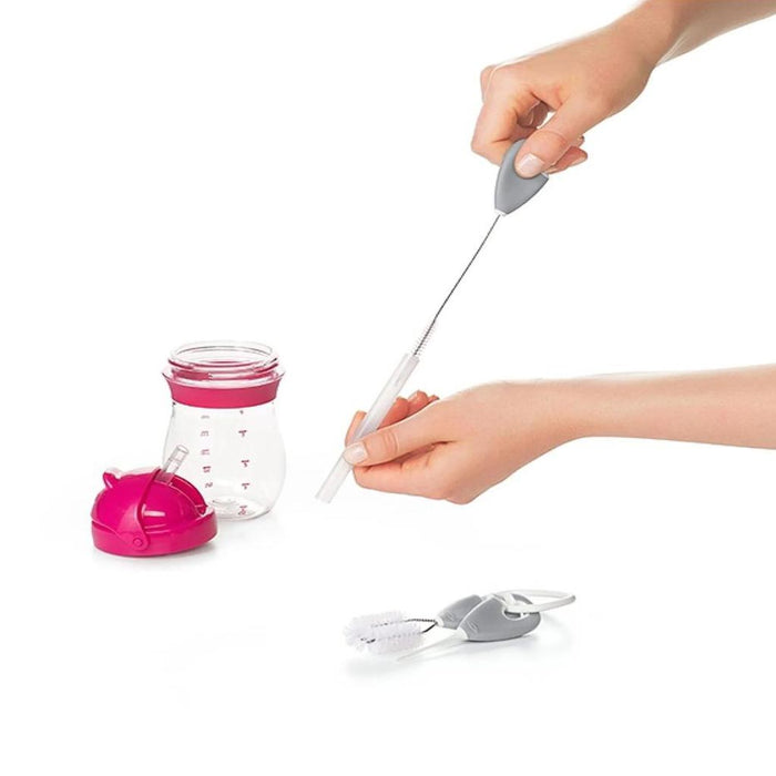 OXO TOT Cleaning Set for Straw And Sippy Cup-Feeding Bottles-OXO Tot-Gray-ANB Baby Store