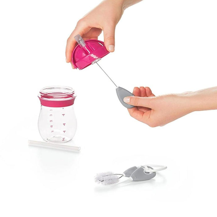 OXO TOT Cleaning Set for Straw And Sippy Cup-Feeding Bottles-OXO Tot-Gray-ANB Baby Store