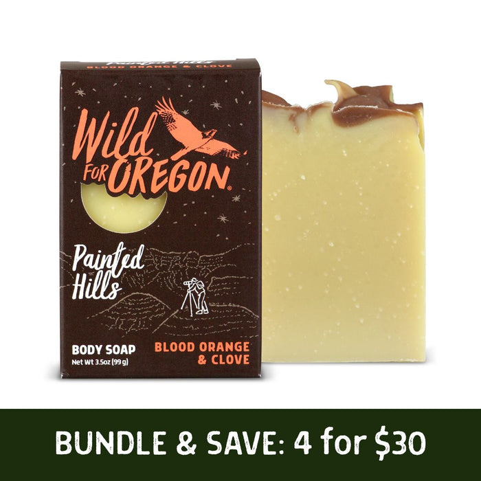 Painted Hills Blood Orange & Clove | Bar Soap | Warming for Dry, Dull Skin