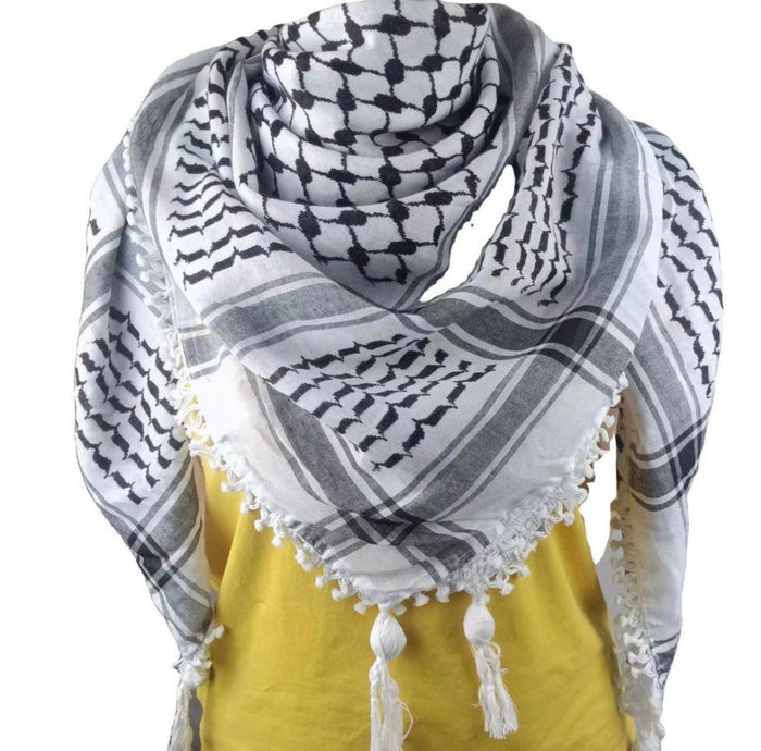 Palestinian Kufiya / Keffiyeh PLO Shemagh Scarf - Divinity Collection