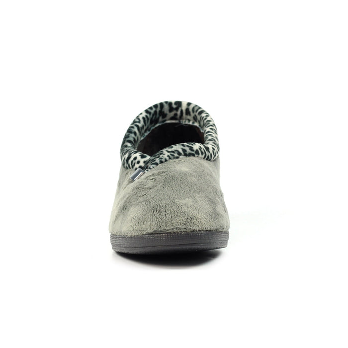 Paloma Grey Leopard Trim Slipper