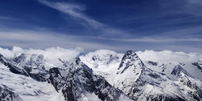 Panorama of Caucasus Mountains Wall Mural-Wall Mural-Eazywallz
