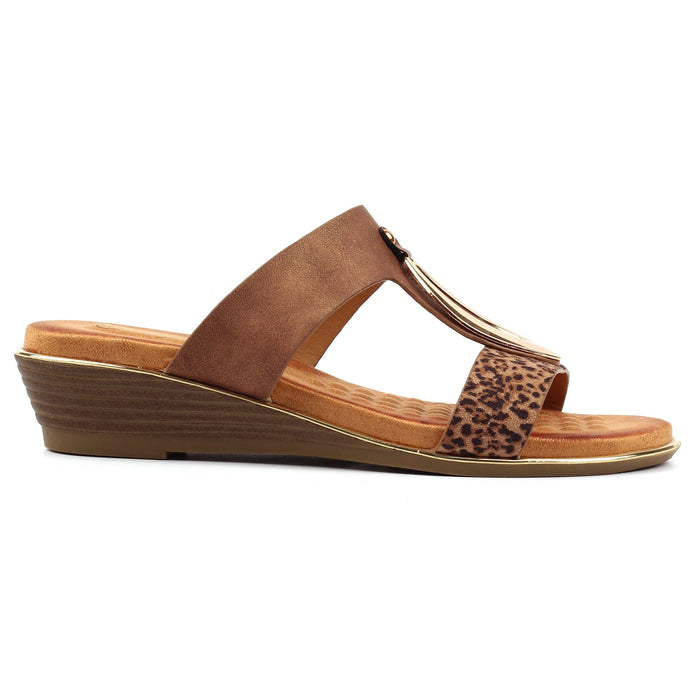Paradise Brown Sandal