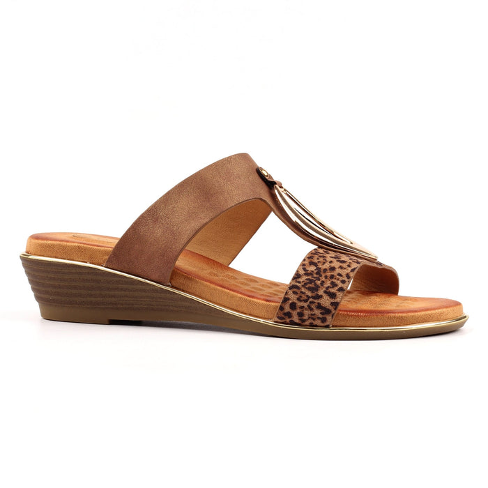 Paradise Brown Sandal