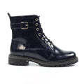 Parlour Navy Patent Ankle Boot