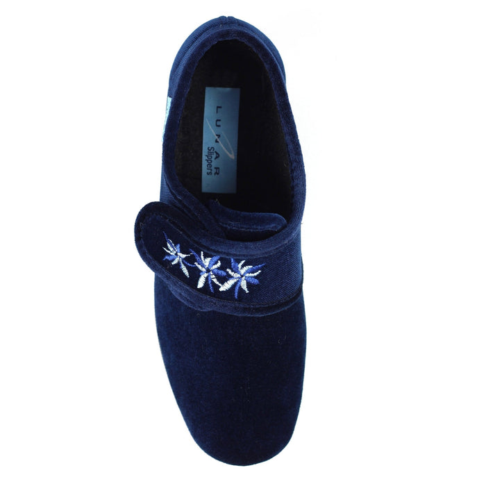 Paula II Navy Slipper