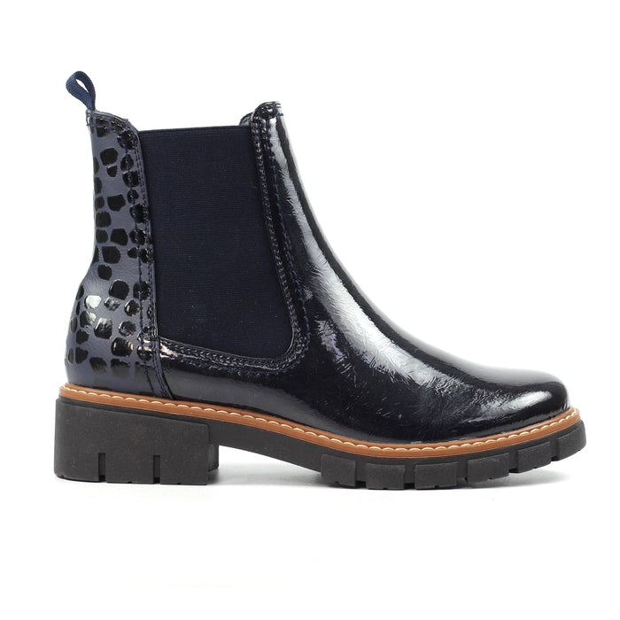 Peace Navy Ankle Boot