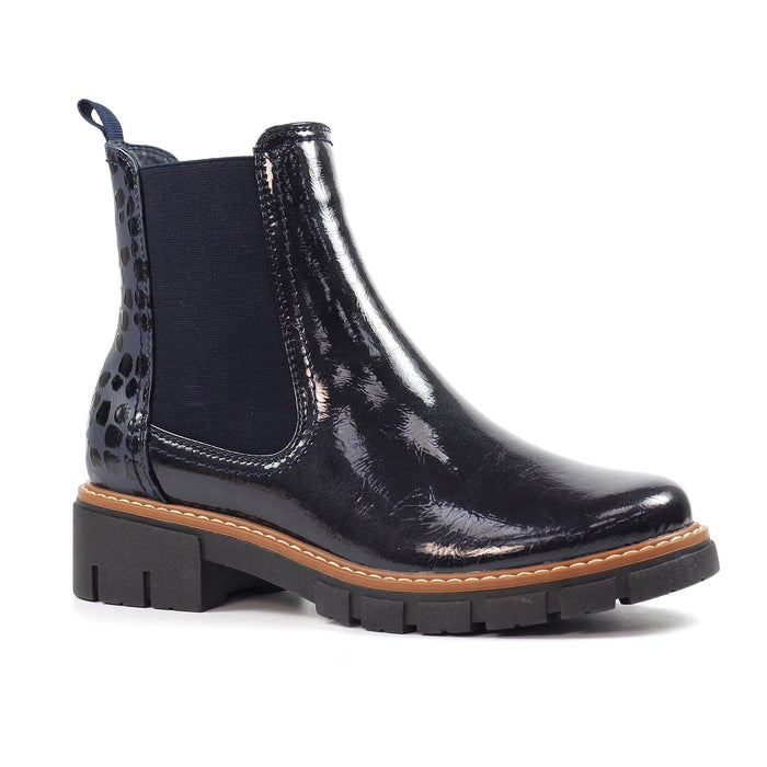 Peace Navy Ankle Boot